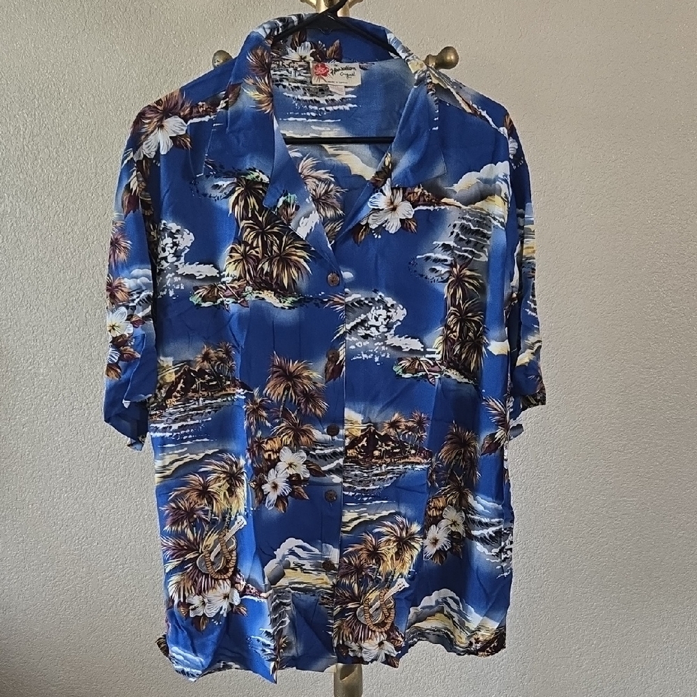 Tropical Blue Hawaiian Shirt